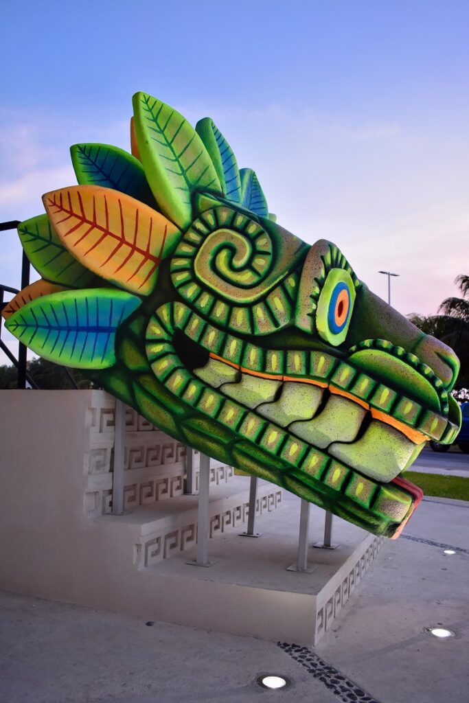 statue du Quetzalcoatl